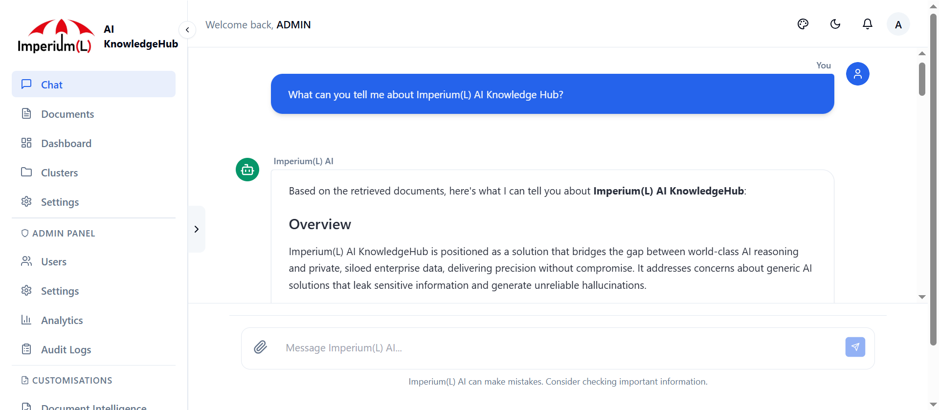 chat with ai screenshot